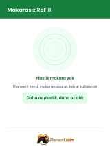 ROSA3D ReFill PLA Starter 1.75mm 1kg 3D Yazıcı Filamenti - Turuncu görsel 4