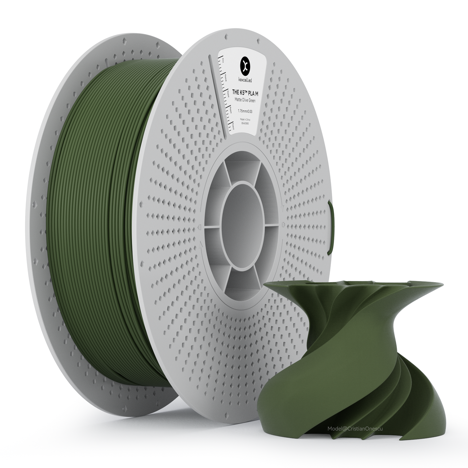 Kexcelled THE K5™ PLA M Çamur Yeşili (Olive) 1,75mm 1kg