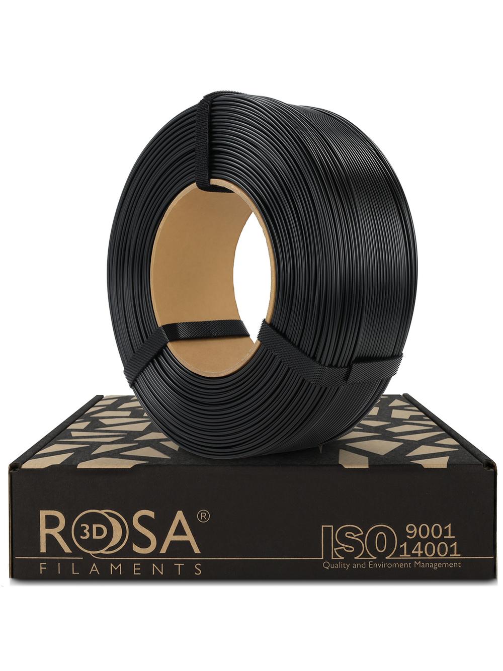 ROSA3D ReFill PLA Starter Siyah 1,75mm 1kg