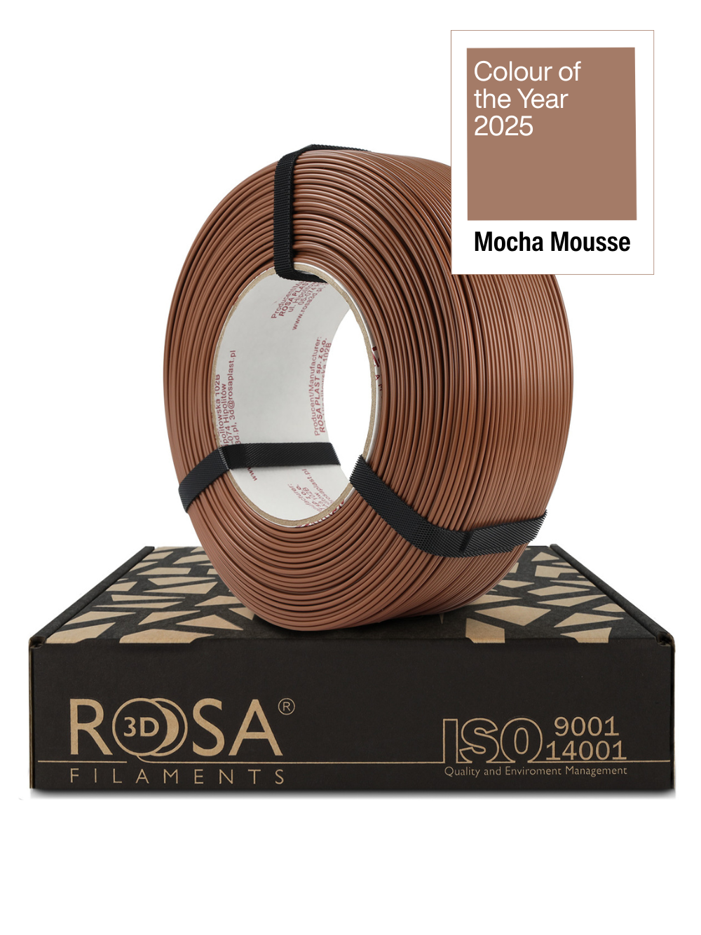 ROSA3D ReFill PLA Starter Mocha Mousse 1,75mm 1kg